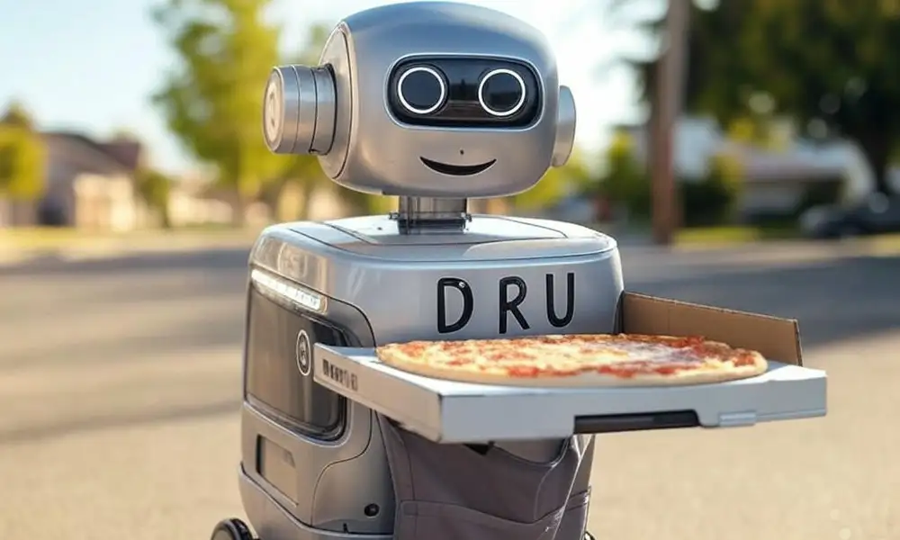 Робот-доставщик пиццы DRU