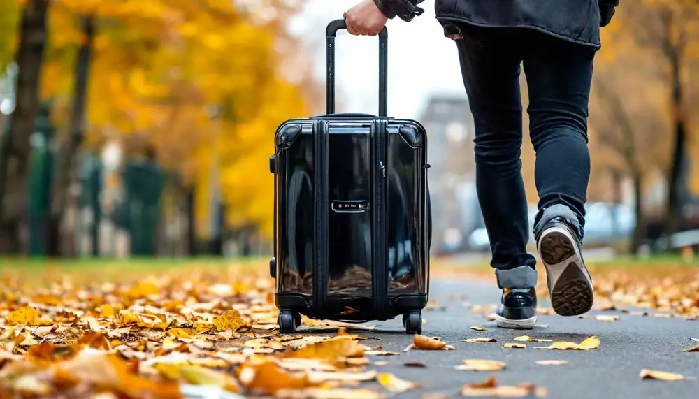 Роботизированный чемодан: умный аксессуар для путешествий