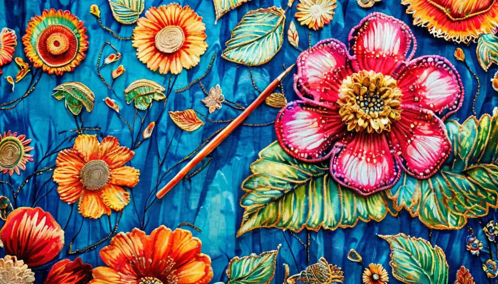 Роспись тканей в стиле батик: технология и оборудование