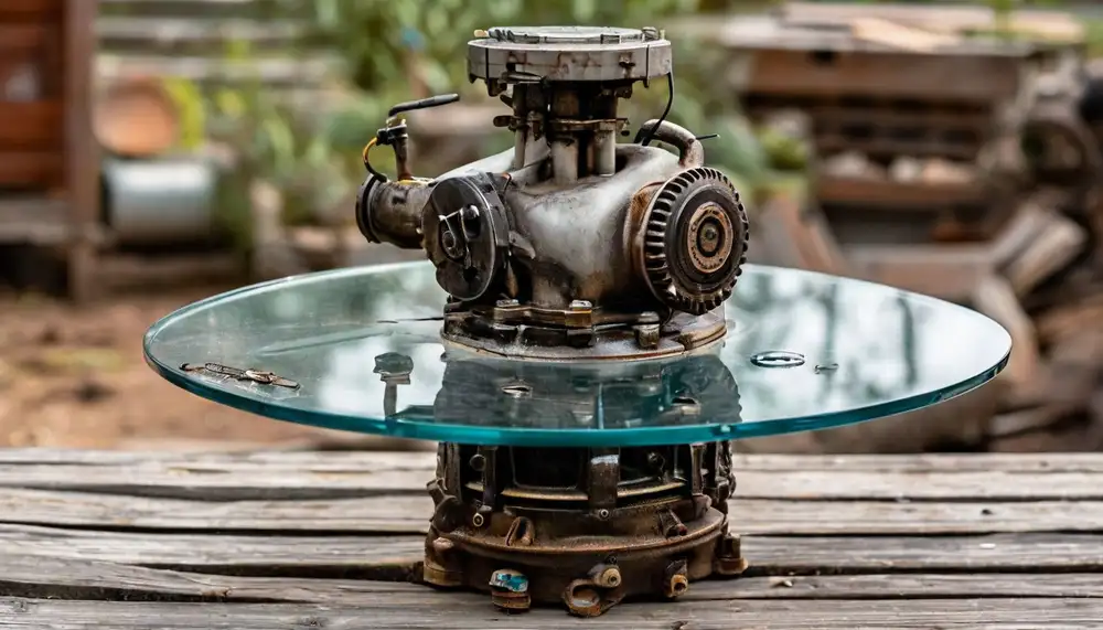 Сделать мебель из деталей автомобилей