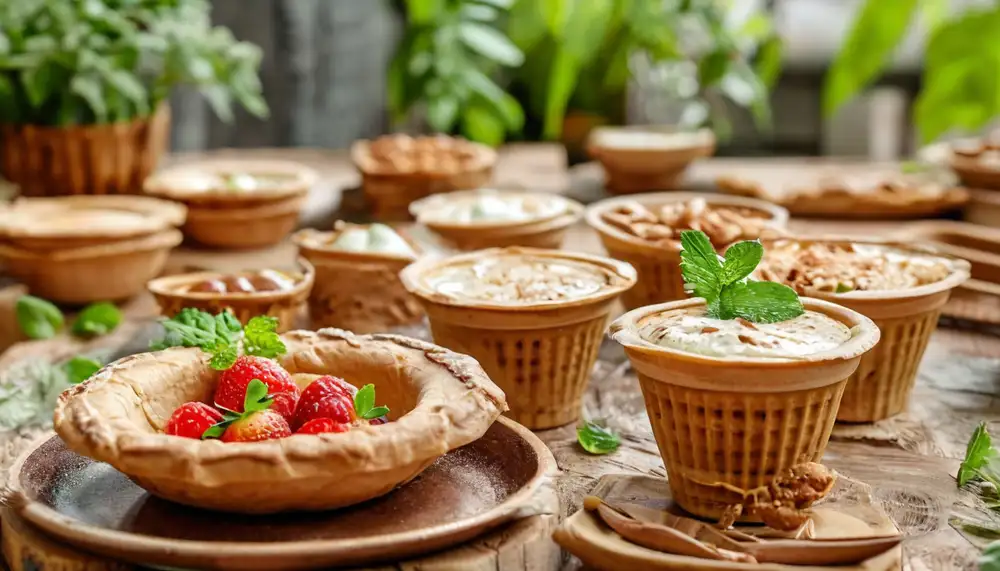 Съедобная посуда: производство и рецепты