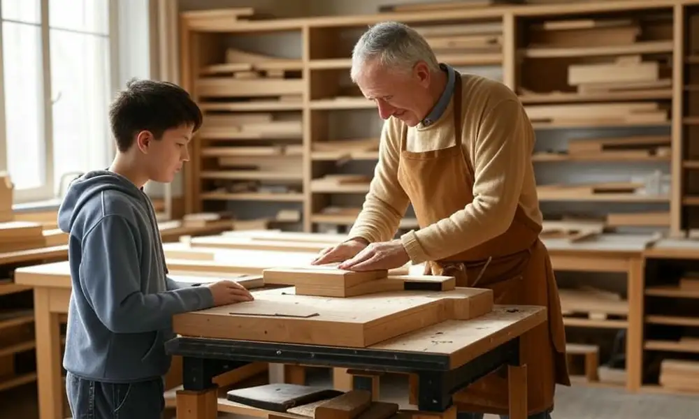 Школа плотников: обучение и практика