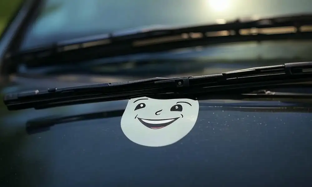 Стеклоочиститель с юмором