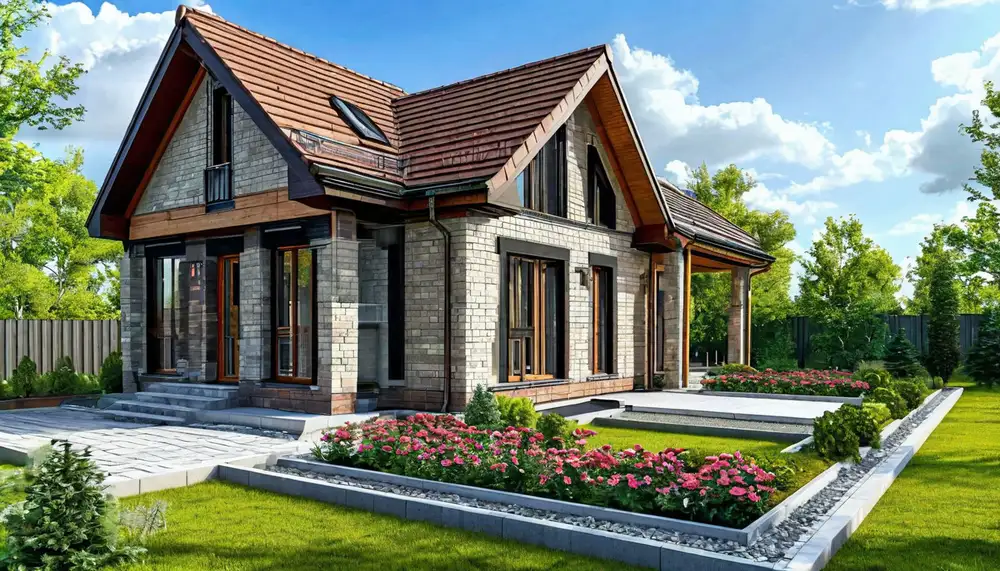 Строительство загородного дома с вибропрессом