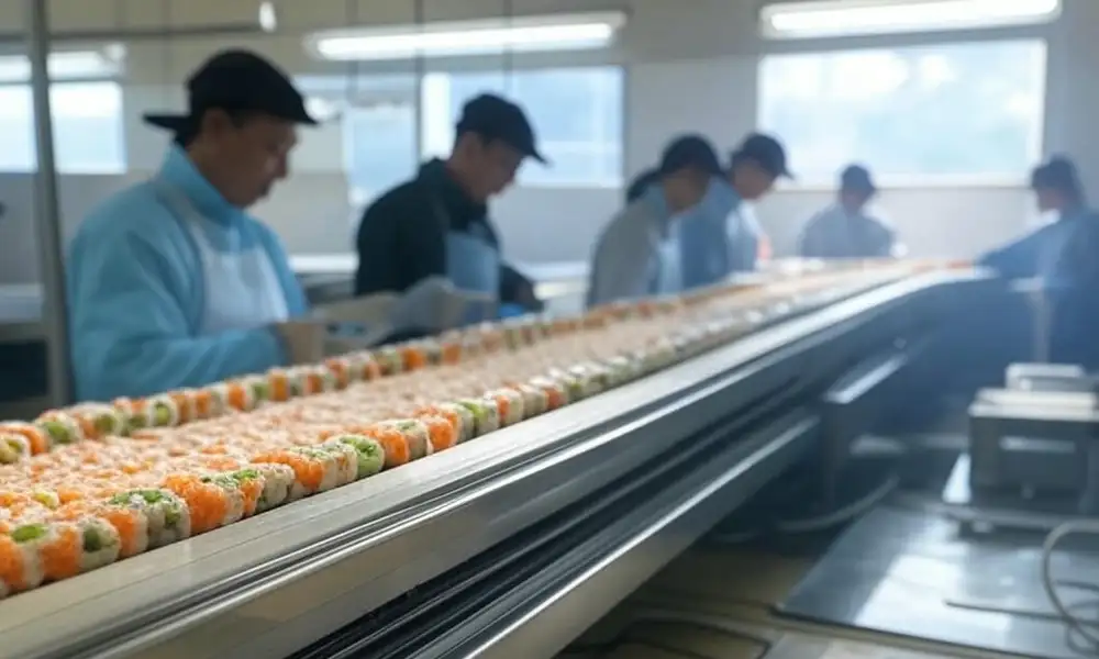 Суши в тубах: производство и месторасположение