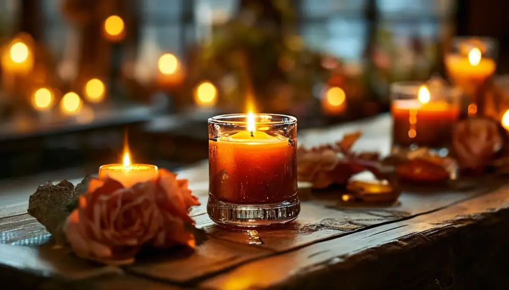 Свечи с цветным пламенем: новинка для интерьера