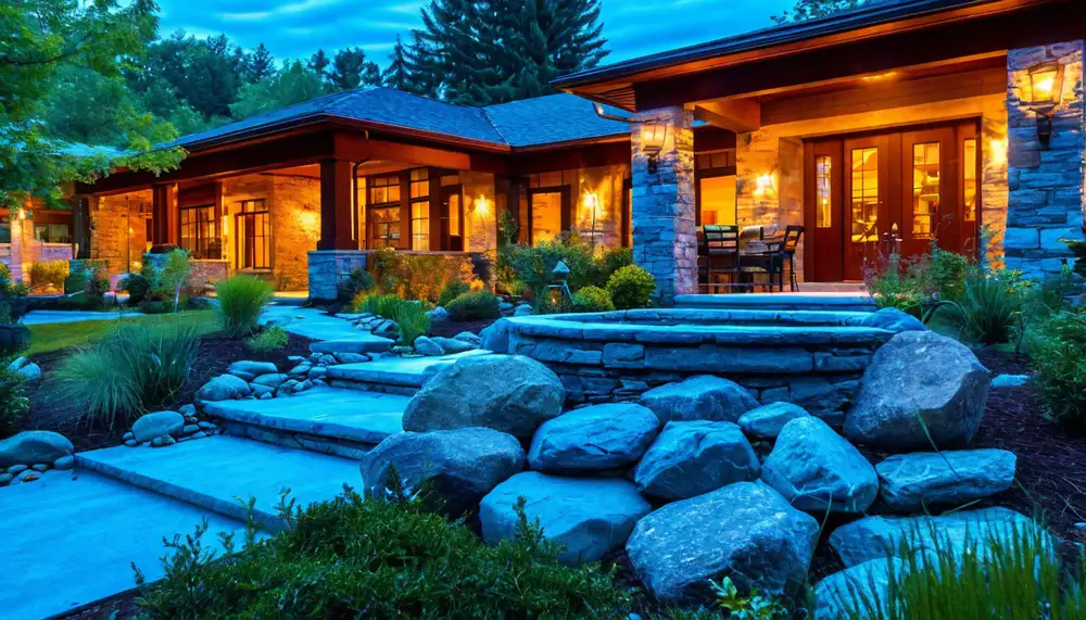 Светящиеся камни: новый тренд в декорировании приусадебных участков