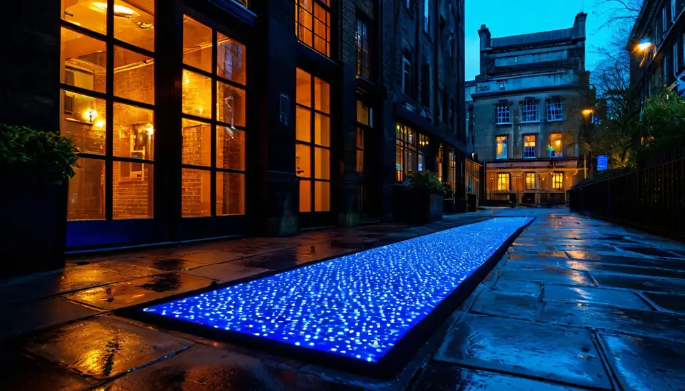 Светящийся ковер: инновация в интерьере