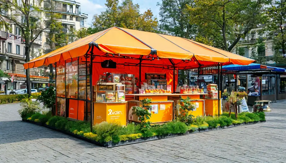 Торговая палатка XMARKT: установка и модернизация