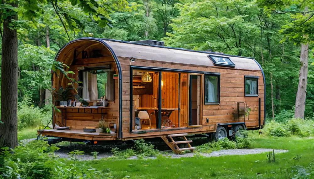 Traveling Caravans: Идеальное рабочее пространство в лесу Дании