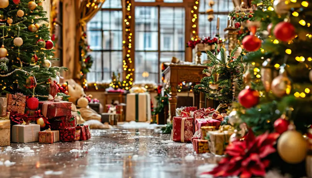 Уборка и декор помещений перед праздниками