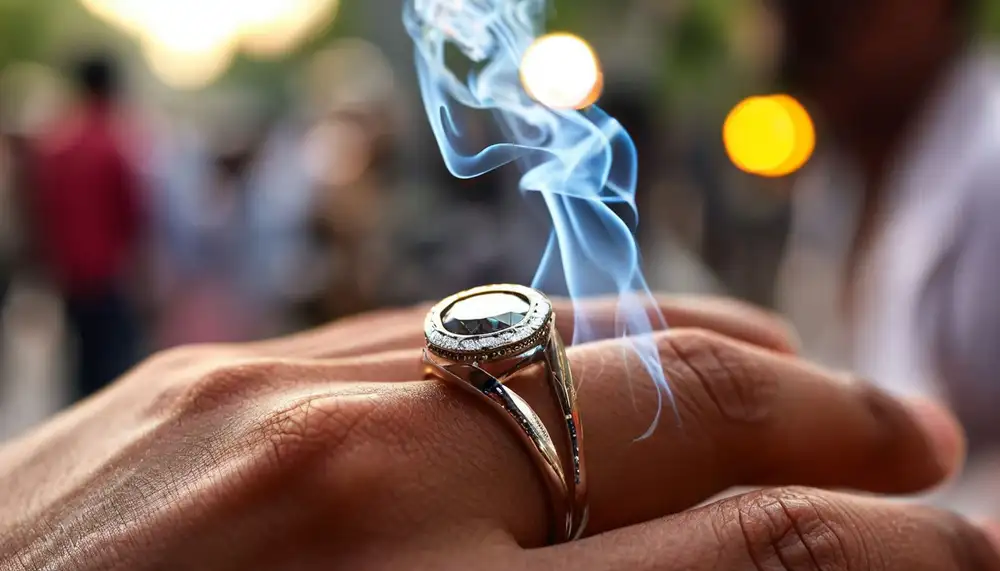 Умное кольцо для контроля табачного дыма