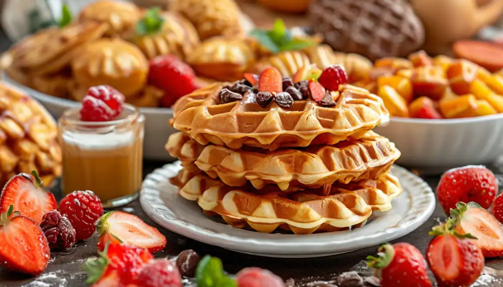 Вафли с различными начинками