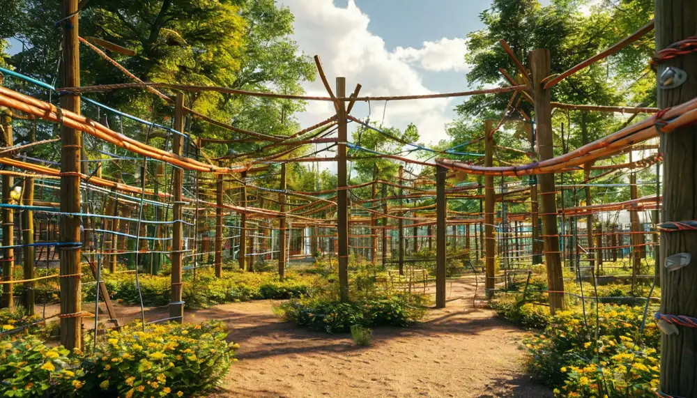 Веревочные парки: производство и безопасность