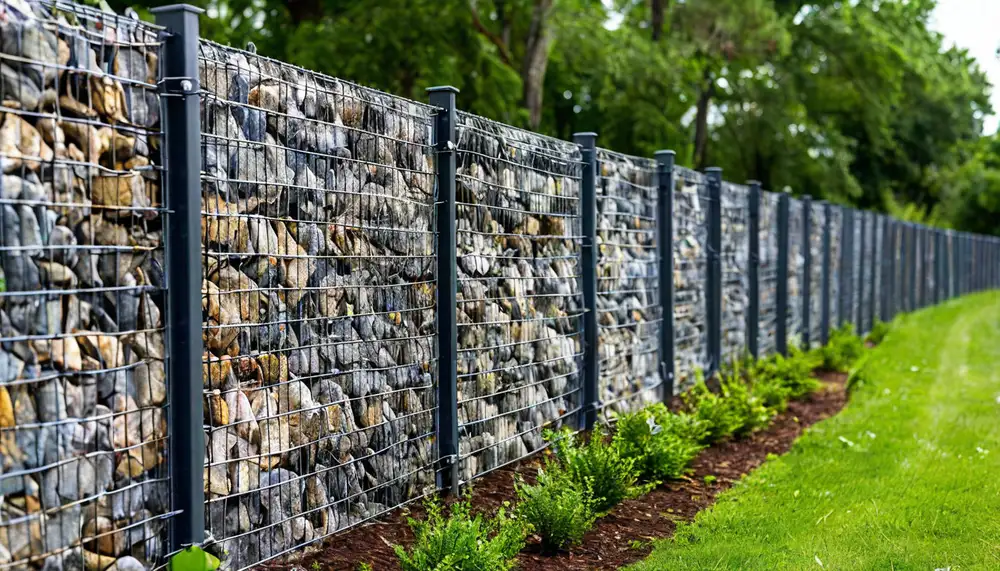 Заборы из габионов: изготовление на заказ